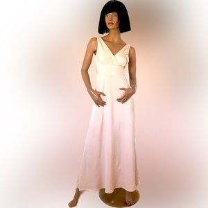 J Crew Petal Pink Long Silk Dress. NWT